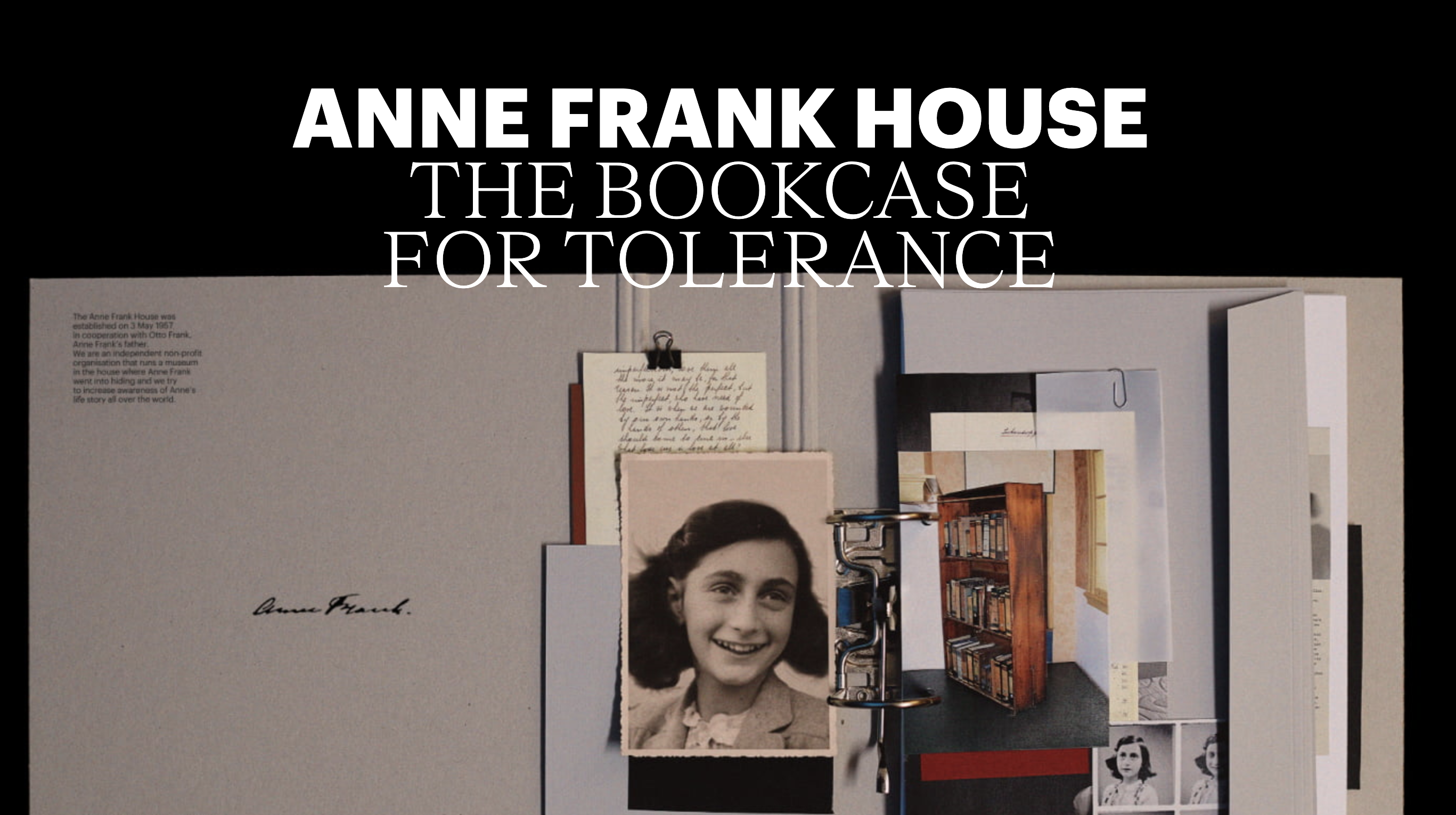 anne frank house bookcase